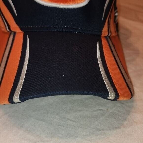 Reebok NFL Authentic Sideline Chicago Bears Baseball Cap Blue Orange preowned - Picture 3 of 13